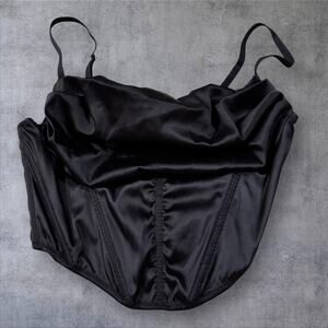Urban outfitters black corset top